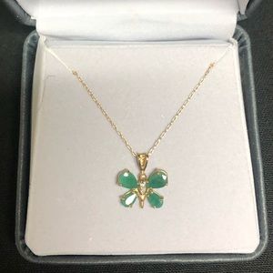 Jade Butterfly Necklace